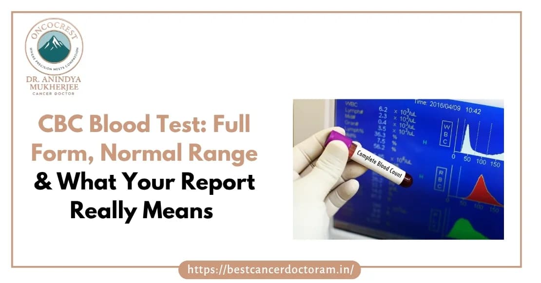 CBC Blood Test: Full Form, Normal Range & What Your Report Really Means 

